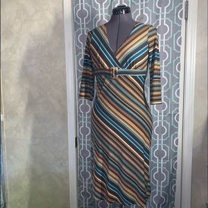 3/15🔥Stripe body con dress